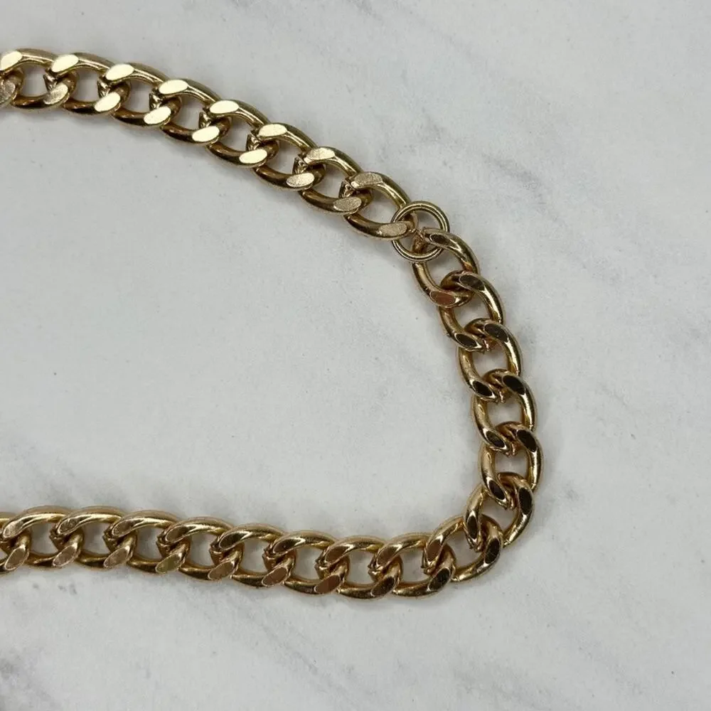 Draped Half Penny Charm Gold Chain Belt Extra Small/Small (XS/S) ✨